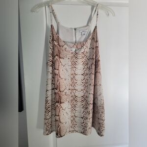 Snake Print, strappy blouse